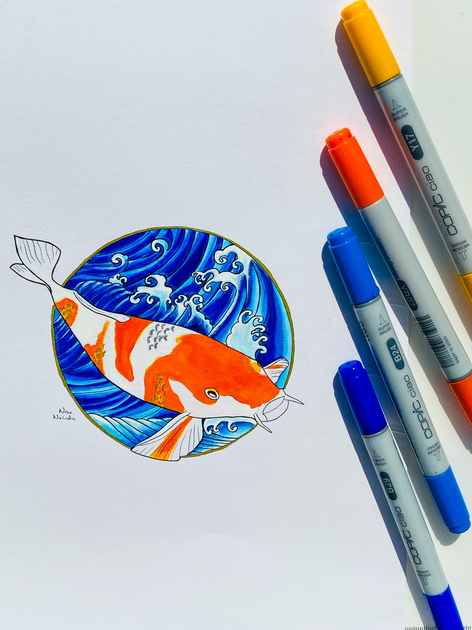 The Koi Fish  COPIC AWARD 2020 OFFICIAL WEB SITE